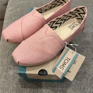 TOMS Women's Pink Slip-On Shoes